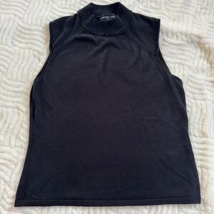 August Silk Mock Neck Tank Top